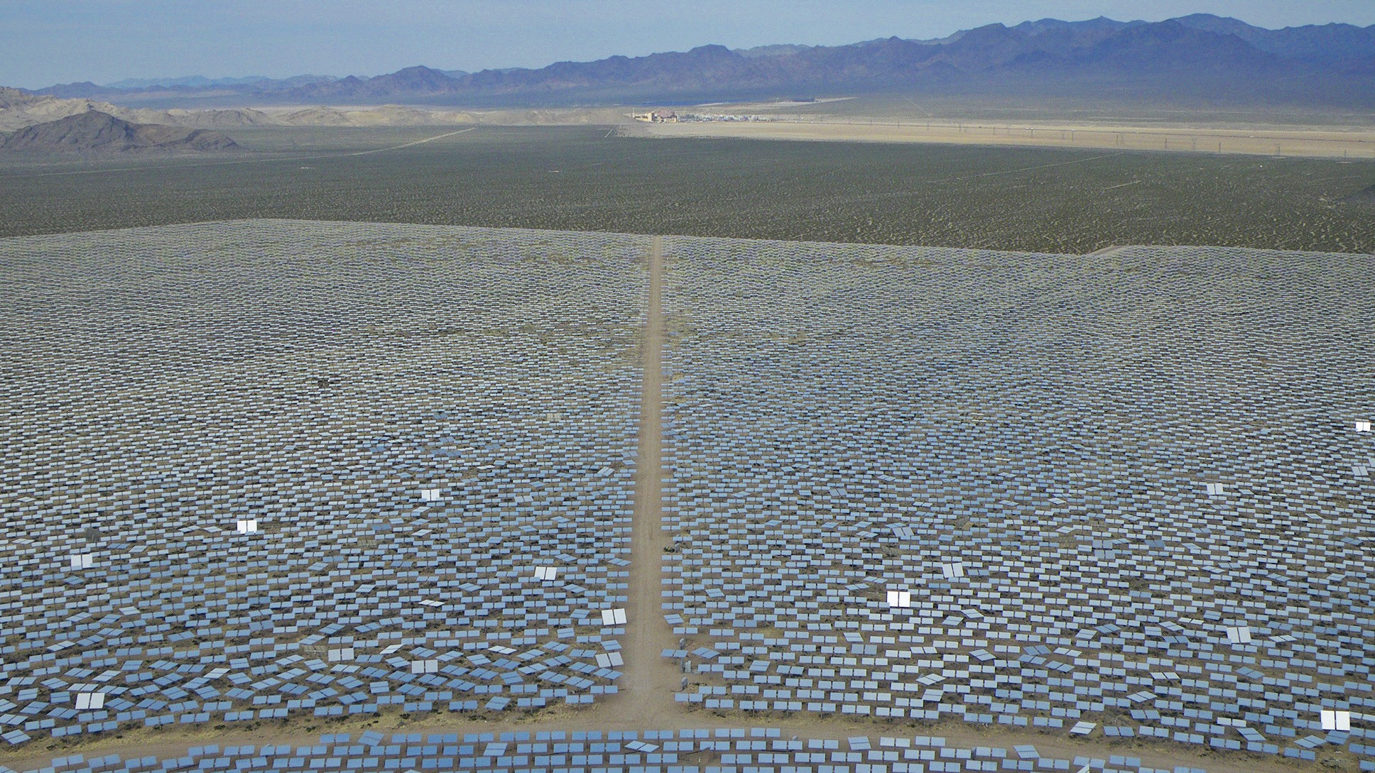 Ivanpah solar facility in Mojave Desert