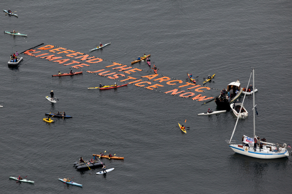 kayak protest