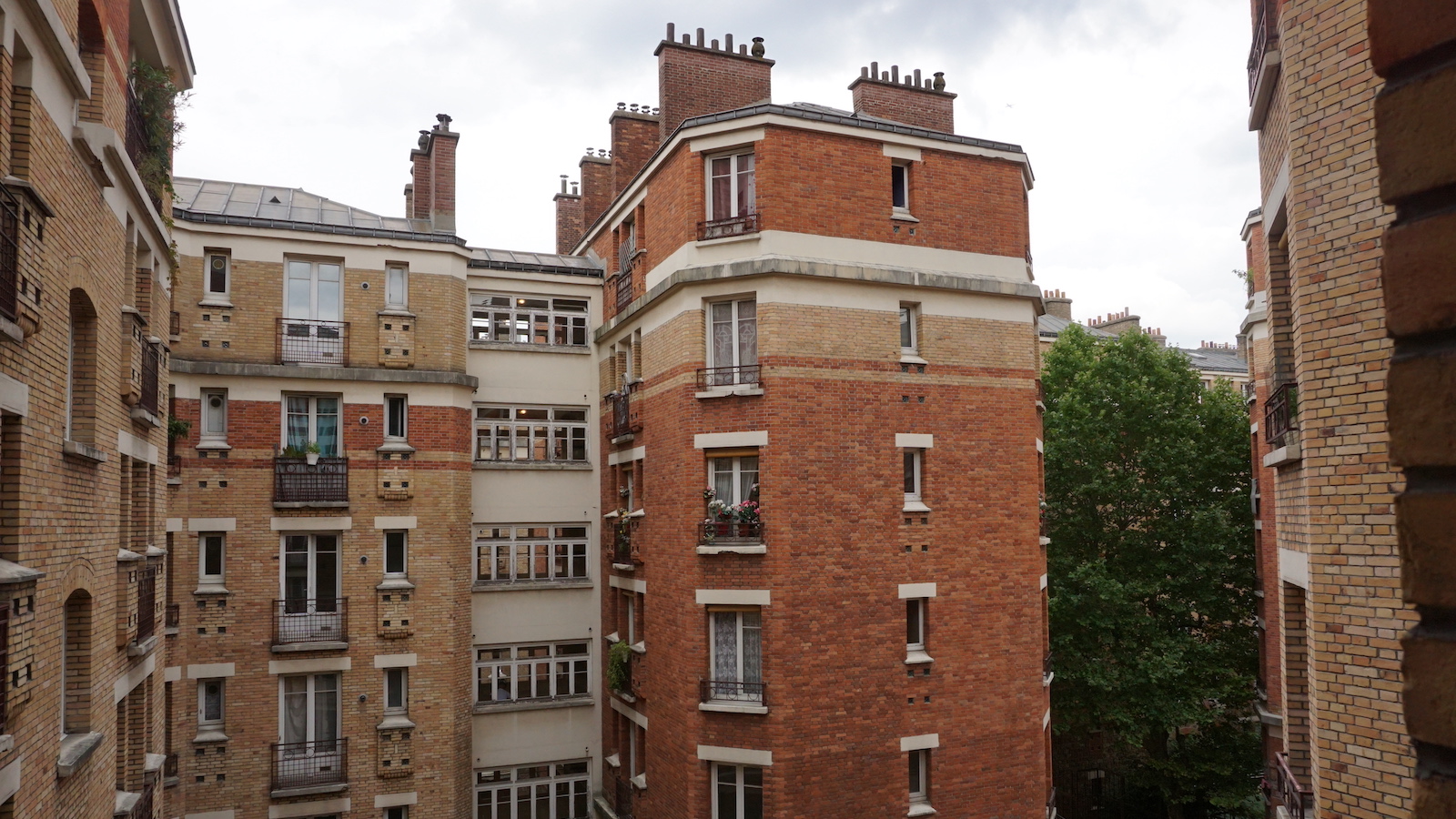 Marcadet public housing in Paris.