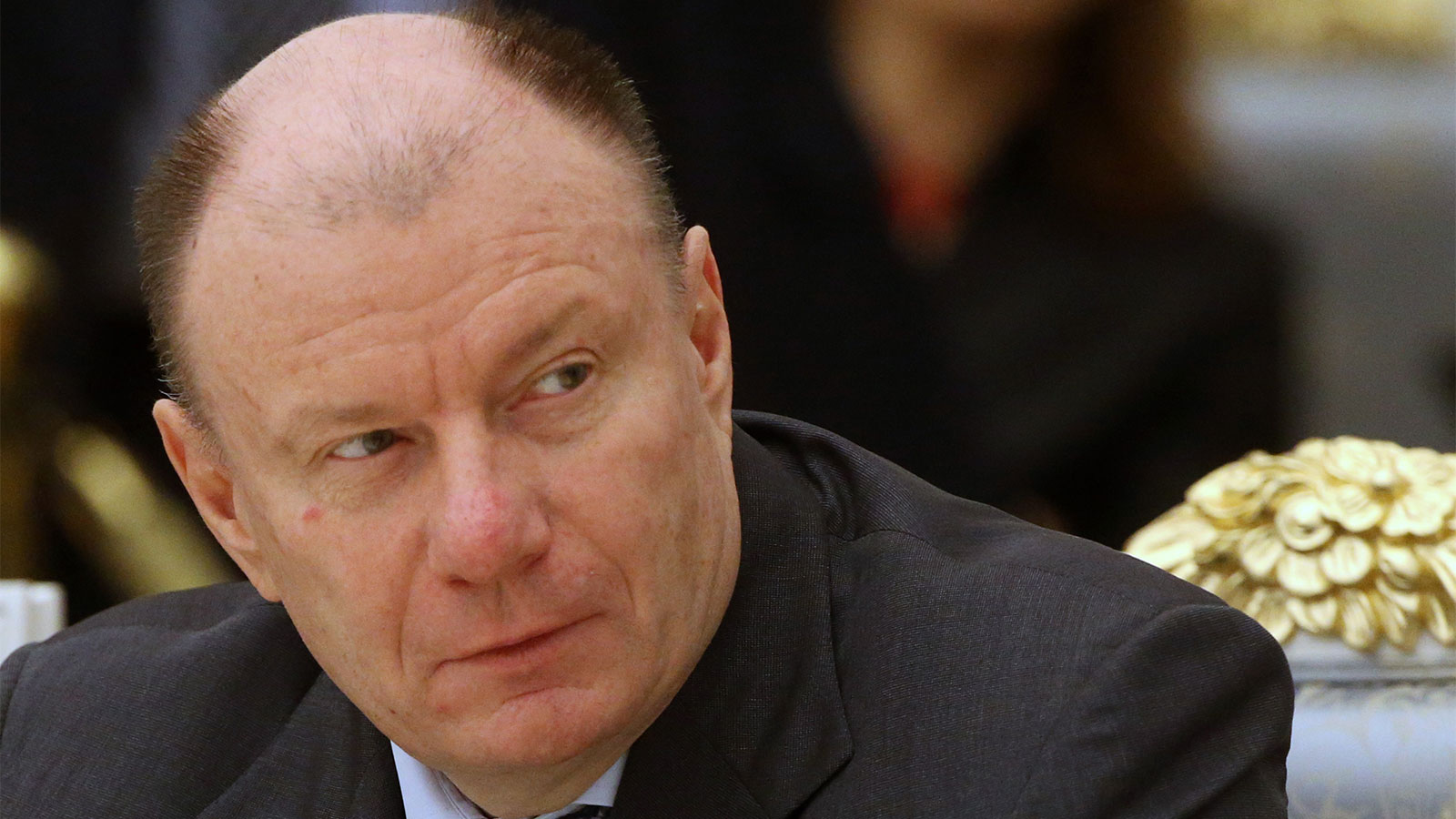 close up of Russian businessman Vladimir Potanin
